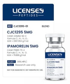 Licensed Peptides CJC-1295 (No DAC) Ipamorelin 10mg (Blend)